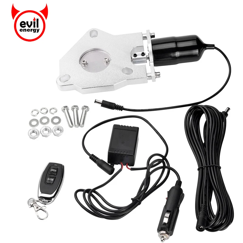 Набор для выхлопа evil energy 2 дюйма из нержавеющей стали с электронным пультом