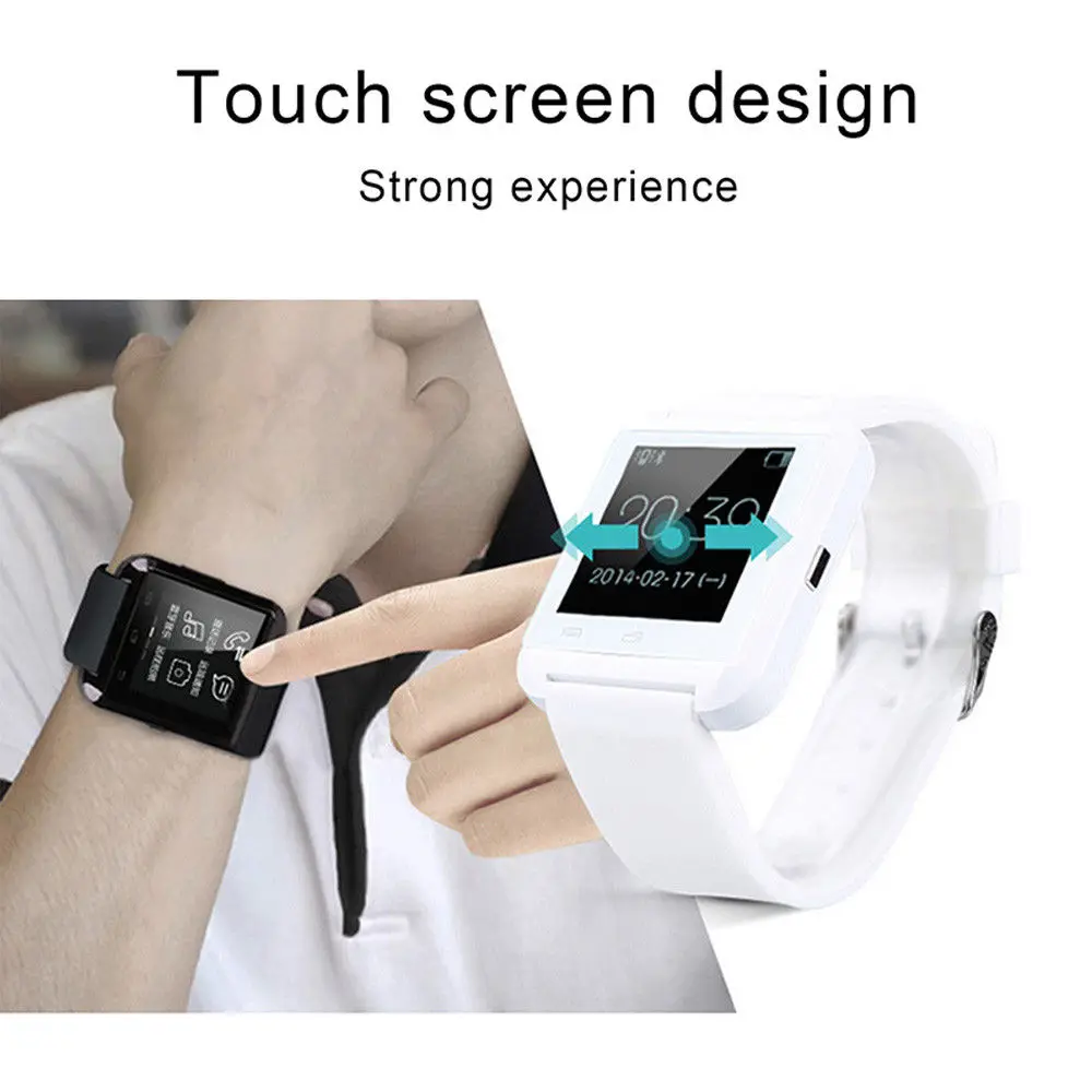 Умные часы Timethinker U8 с Bluetooth умные Reloj спортивные Шагомер наручные на базе Android IOS