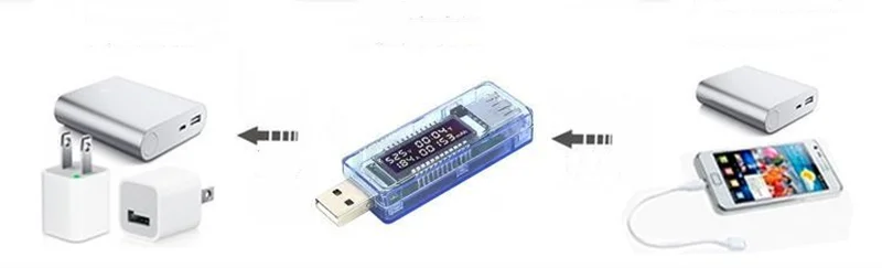 Горячая USB Зарядное устройство 3 в 1 Мобильный детектор уровня мощности DC Вольтметр цифровой Напряжение измеритель тока, для батареи тестер измерительные приборы