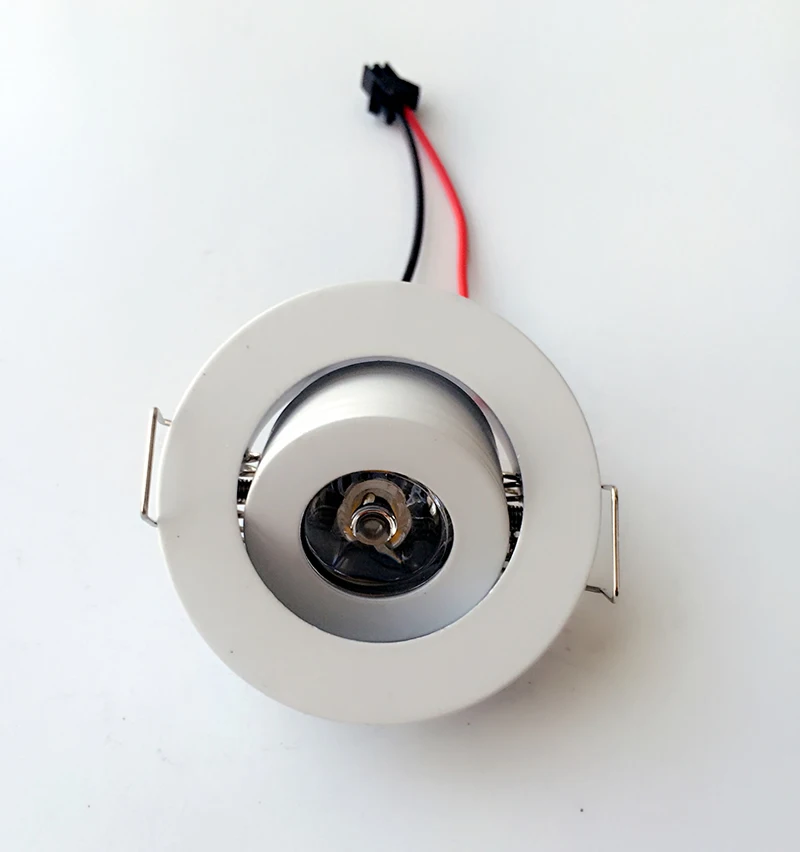 Белый корпус CREE 3 Вт Светодиодная лампа для шкафа с регулируемой яркостью