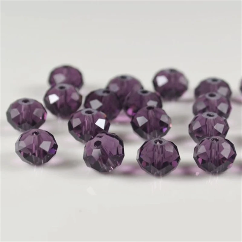 Высокое качество 6 мм 50 шт AAA Фиолетовый круглой формы высококлассные Австрийские