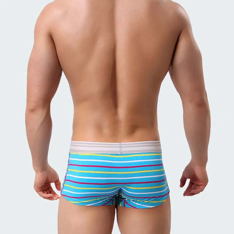 Новое поступление сексуальные мужские боксеры дышащие шорты Homme Cuecas Masculina