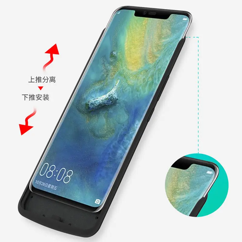 Новинка! Чехол для аккумулятора на заказ для HUAWEI MATE 20 Pro 20X7,2 дюймов внешний аккумулятор зарядное устройство для телефона