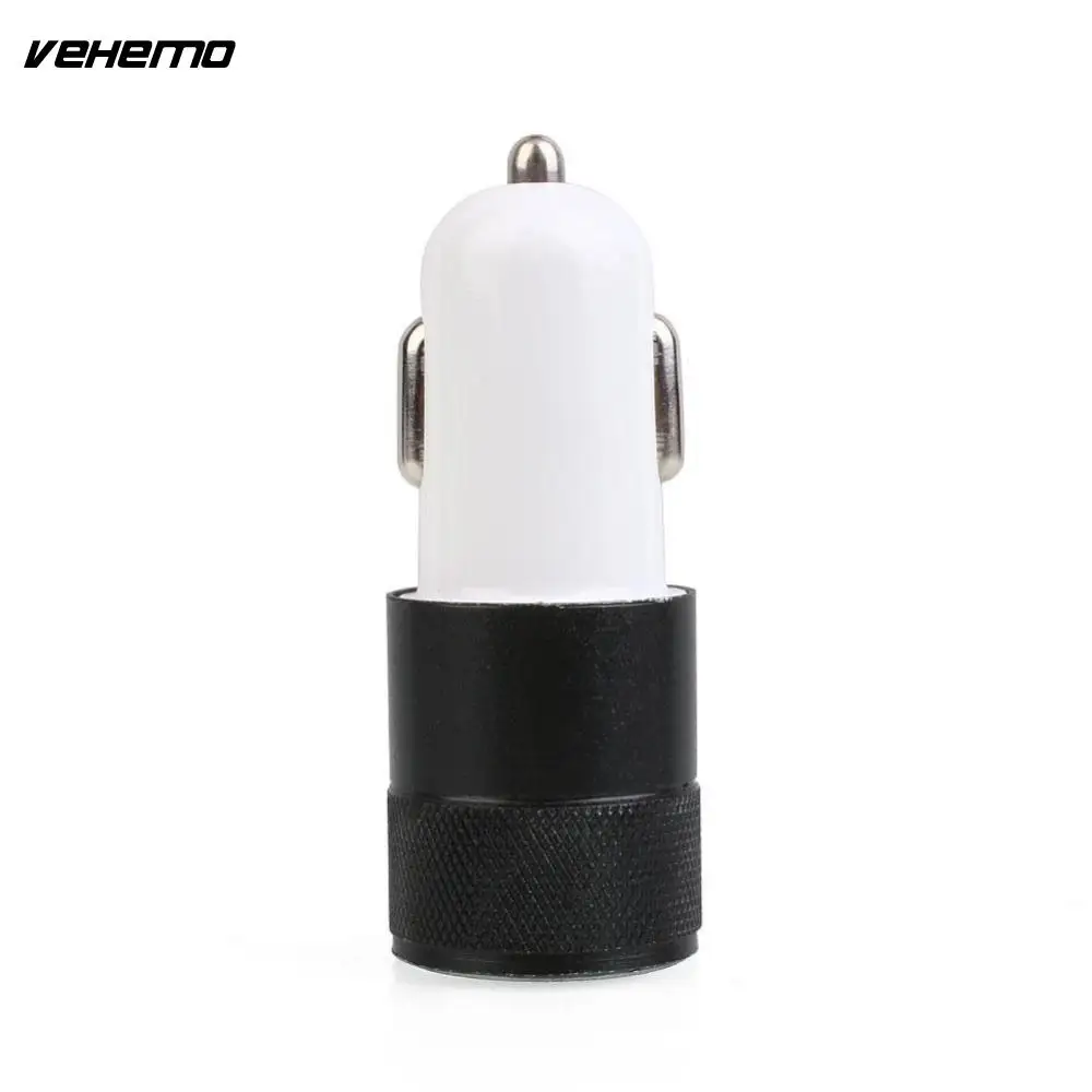 Vehemo Dual USB Автомобильное зарядное устройство Quick Charge 2 0 2.1A мобильный телефон
