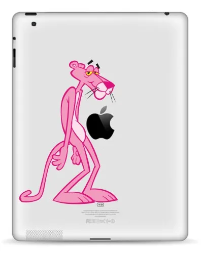 GOOYIYO-планшет частичный стикер для iPad 234 виниловая наклейка DIY Розовая пантера мультяшная кожа для iPad Pro Air 9,7 Mini 7,9 Tablet
