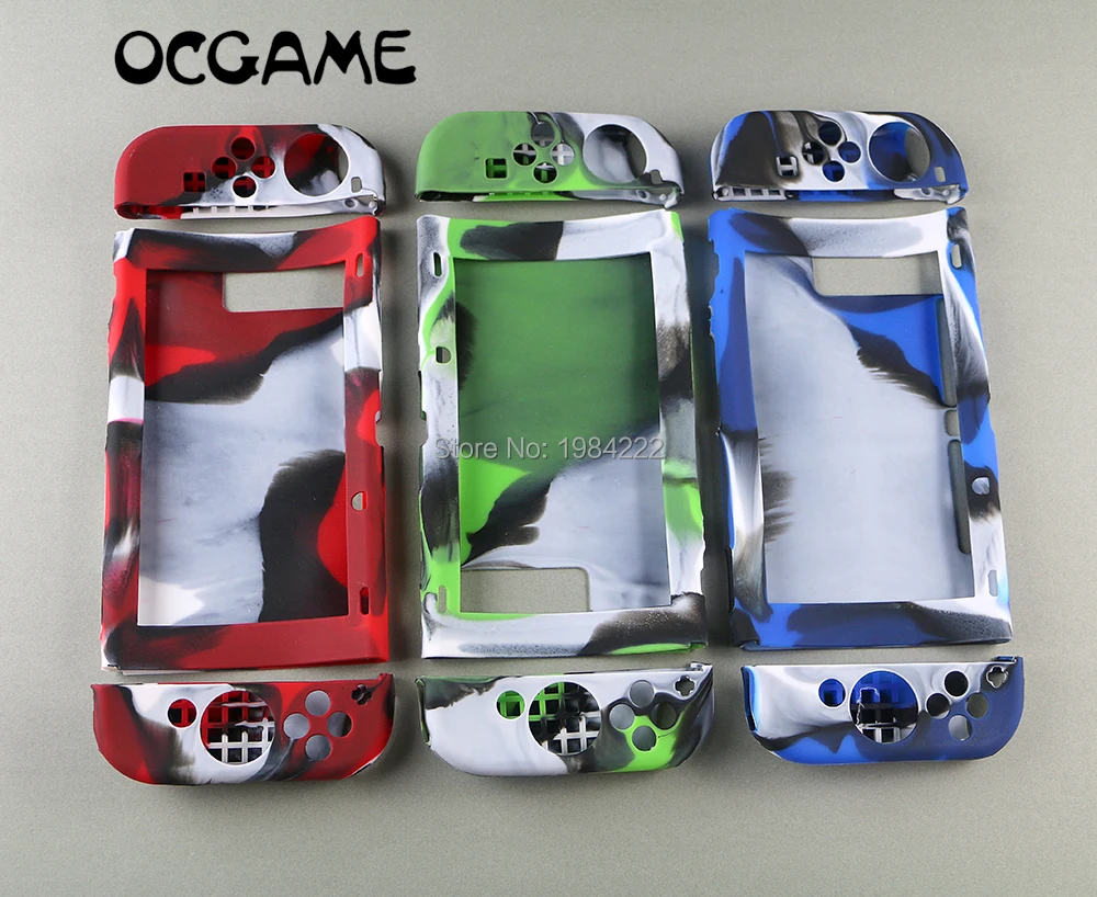 Ocgame30 комплектов/лот Камуфляжный цвет Противоскользящий силиконовый чехол