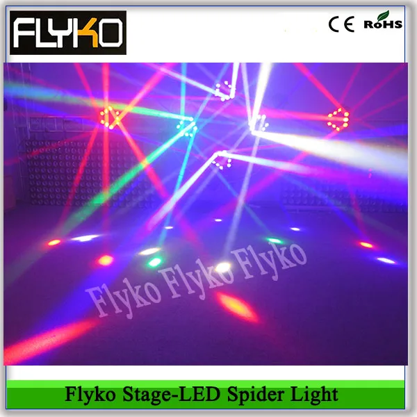 Free shipping Flyko stage professional 9*12 led spider moving head light | Лампы и освещение