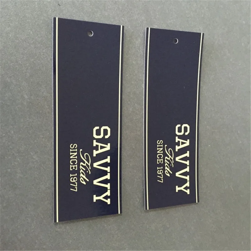 

Custom Fashion Clothing Tags Garment Tags /Swing Tag