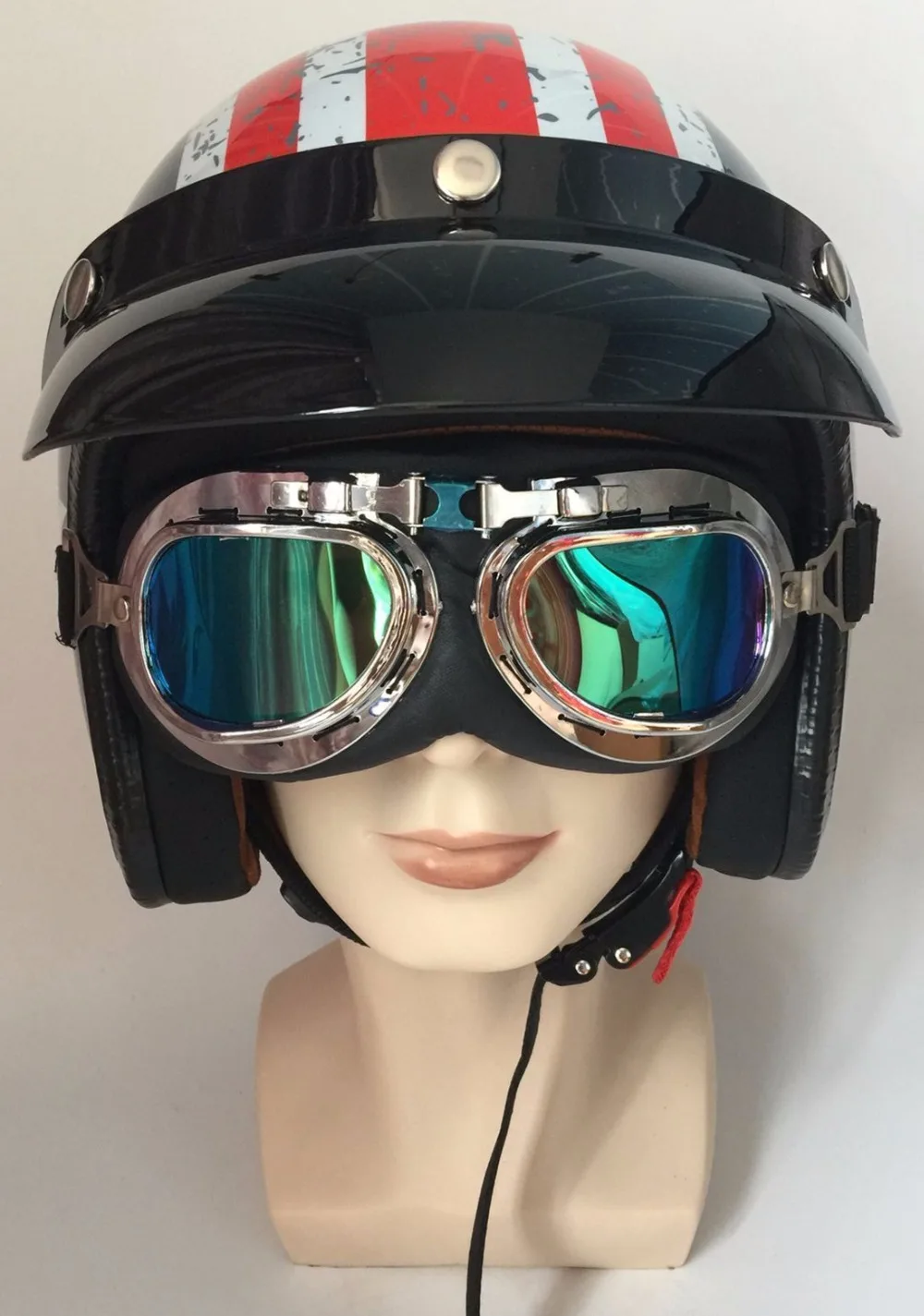 Новое поступление moto rcycle шлем Ретро шлемы Vespa винтажный открытый шлем Halley половина шлем 3/4 шлем moto jet