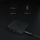 Kebidu 2в1 Bluetooth 4,2 передатчик и приемник беспроводной аудио адаптер Aux 3,5 мм аудио плеер для ТВдомасмартфона PK B6