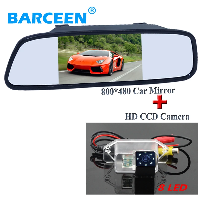 Bring the higest night vision car parking camera wih 5" reversing 800*480+8 led use for Mitsubishi Lancer | Автомобили и