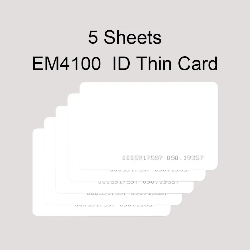 Eseye RFID считыватель 13,56 МГц/125 KHZ Близость небольшой Card Reader IP68 Водонепроницаемый бесконтактных карт доступа Управление RFID Card Reader - Цвет: ID Thin Card