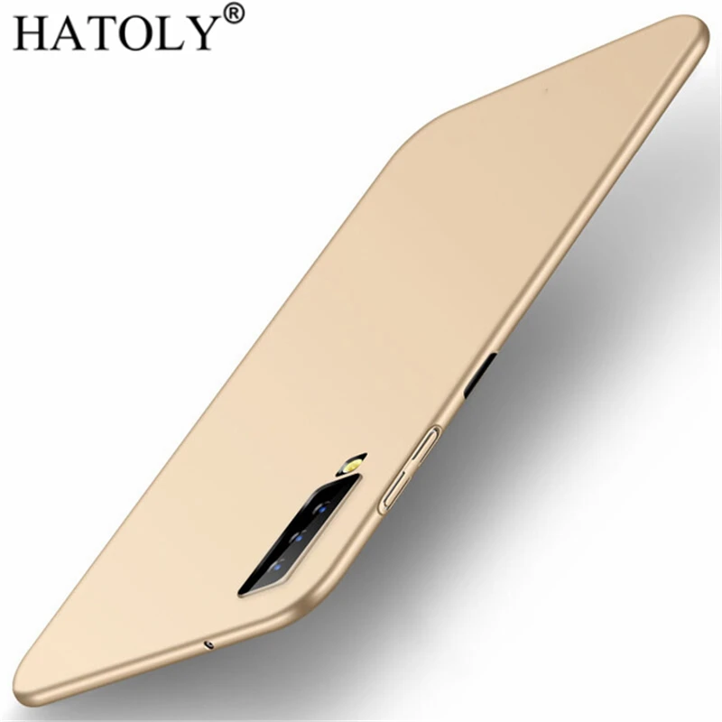 Для гладкой крышки samsung Galaxy A7 чехол ультра-тонкий жесткий PC защитный чехол s для samsung Galaxy A7 A750 HATOLY