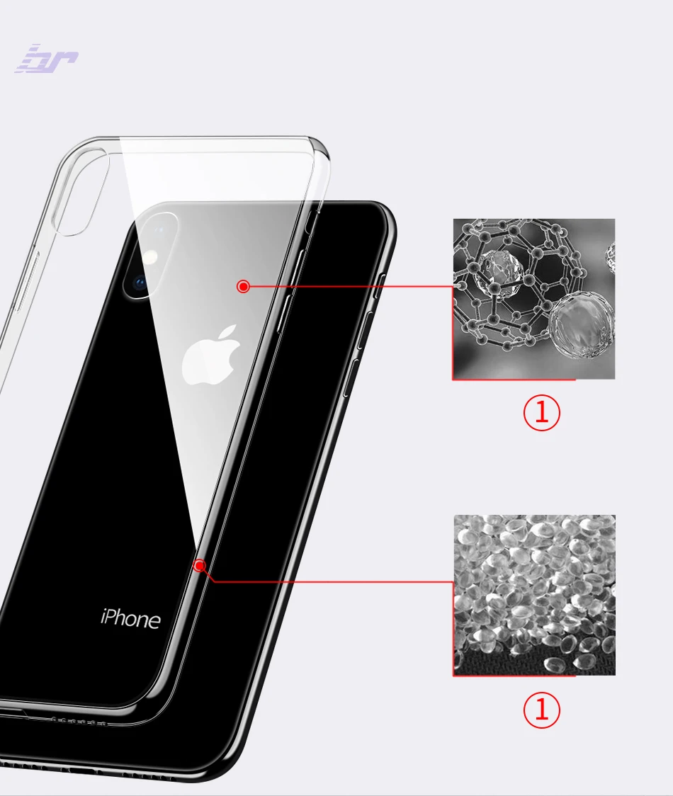 IHaitun Роскошные Стекло чехол для iPhone 11 Pro Max XS MAX XR X случаях ультра тонкий прозрачный назад Стекло крышка для iPhone XS MAX 10 7 8 Plus X Мягкий край