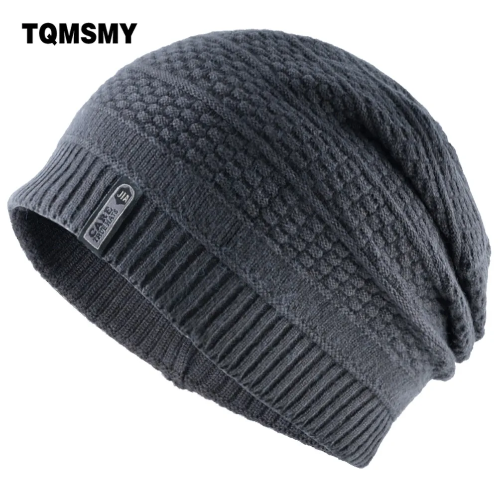 TQMSMY зимняя женская шапка мужские шапочки однотонные бархатные вязаные шапки