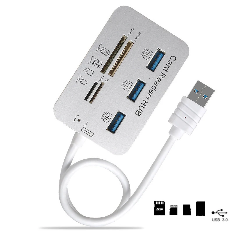 Универсальный USB разветвитель TWOBRO 3 0 дюйма 0|Картридеры| |