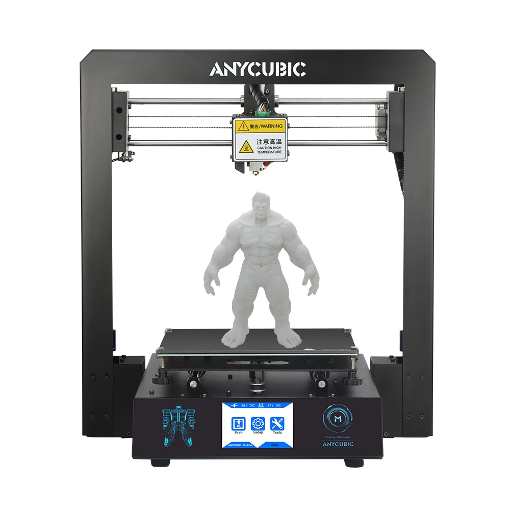 Большой 3D-принтер ANYCUBIC I3 Mega комплект для сборки цветной сенсорный экран TFT с