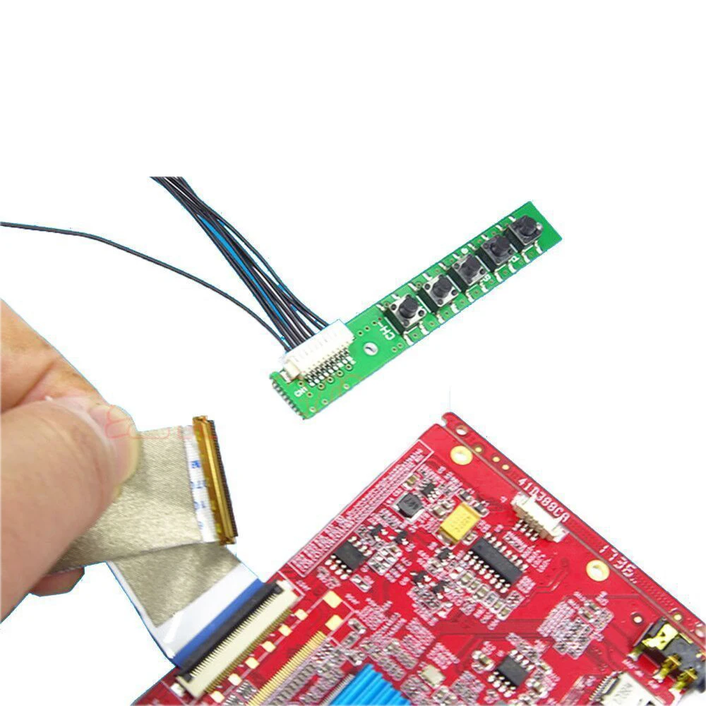 Плата контроллера eDP 4K LCD с двойным HDMI 2 0 + MINI DP работает для Φ 40Pin | Электроника