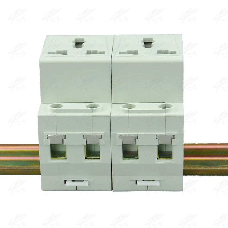 Din rail модульный разъем для распределительных щитов 3 х контактный удлинитель