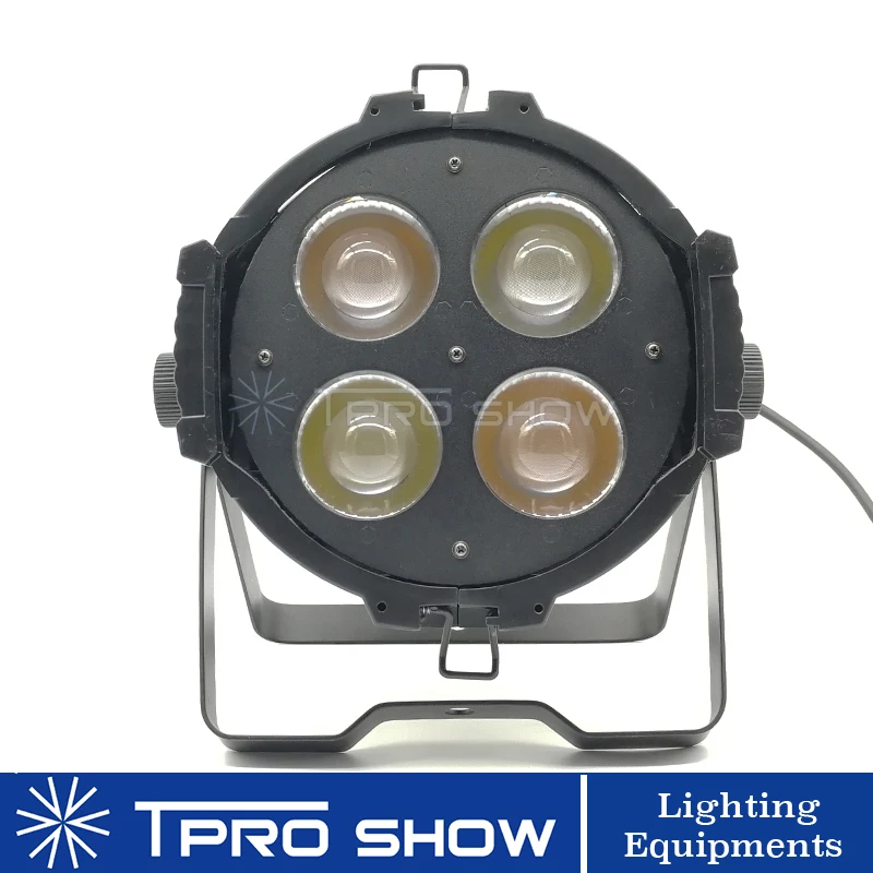 LED PAR COB 4x25 Вт белый цвет регулируемый DMX 512 100 Точечный светильник с затемнением