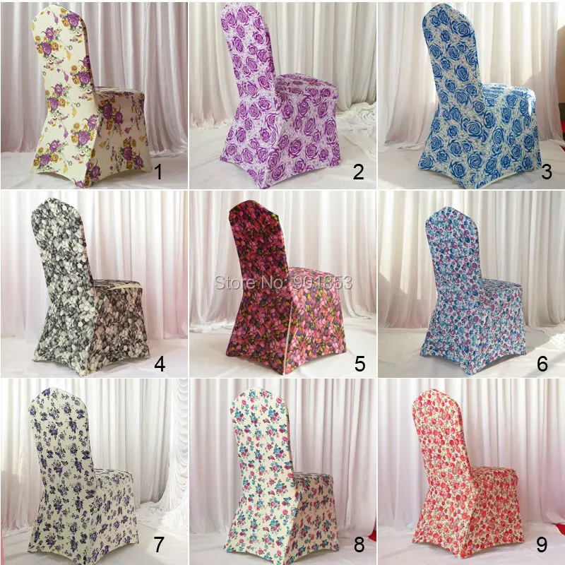 Чехол на стул с принтом из тяжелого спандекса для подводного плавания/лайкры|printed