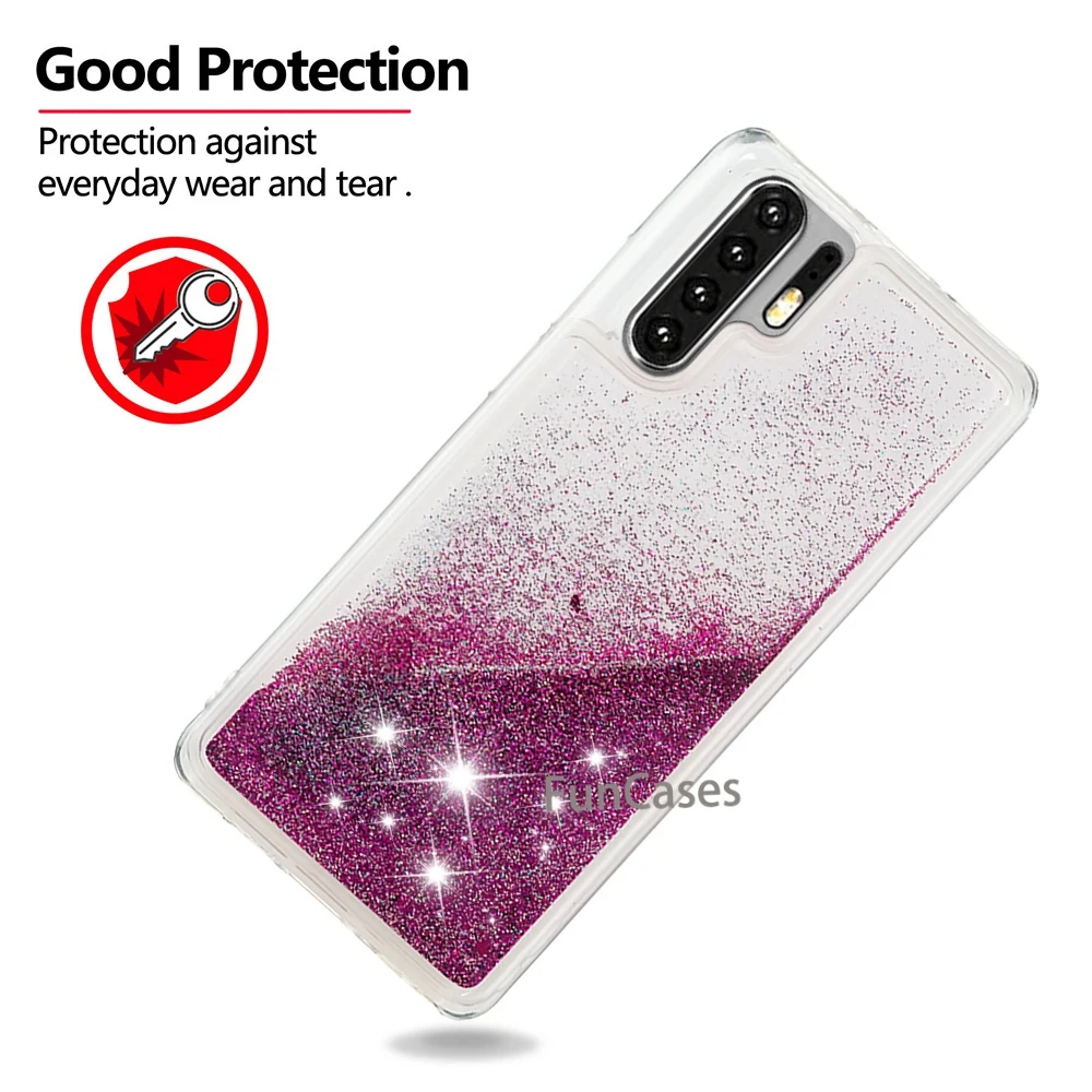 Единорог Фламинго динамический прозрачный блестящий для huawei P30 Pro мягкие чехлы