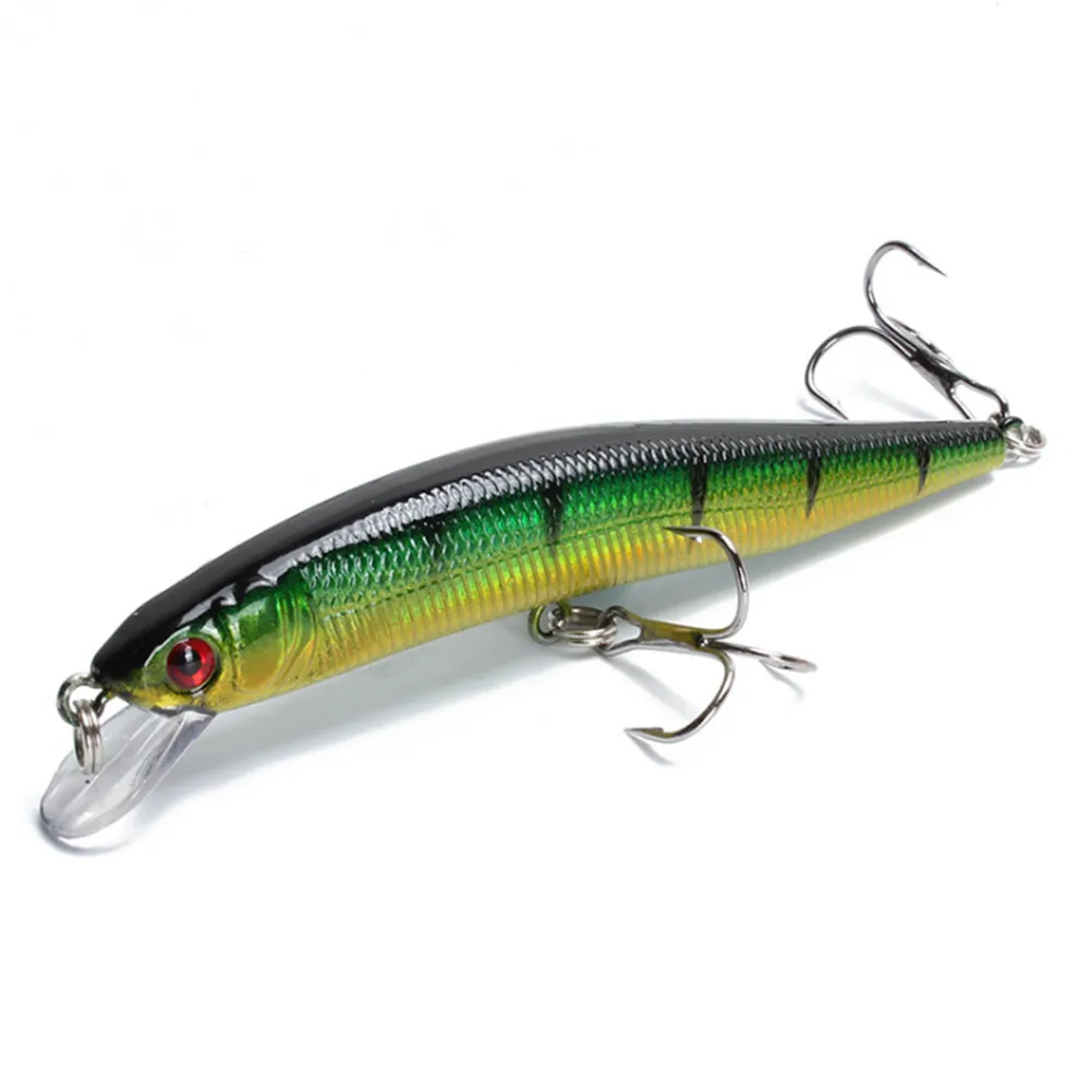 1pcs Minnow Fishing Lure Hard Artificial Bait 3D Eyes 10cm 8g Wobblers Crankbait Floating Plastic Baits Pike Carp Lures Peche | Спорт и