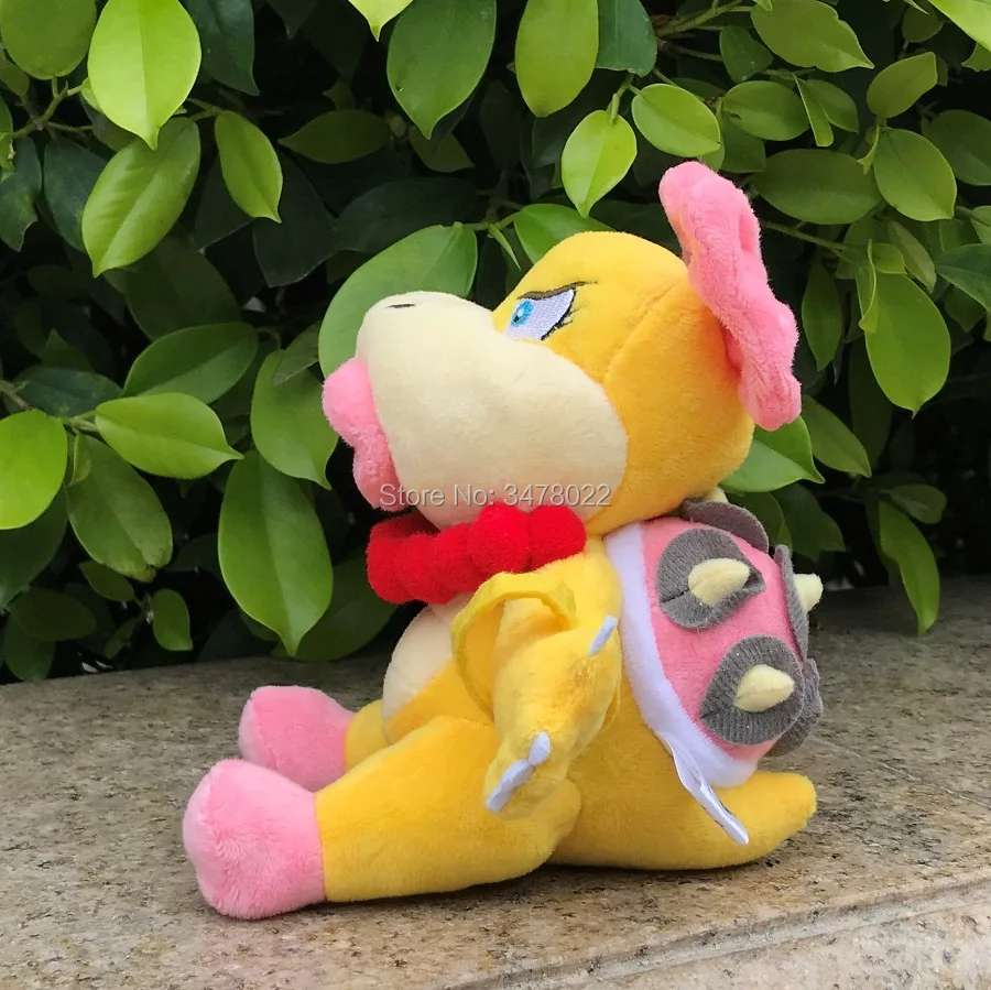 Бесплатная доставка Super Bros Koopalings Венди О. Плюшевый Купа игрушки Bowser сын чучело