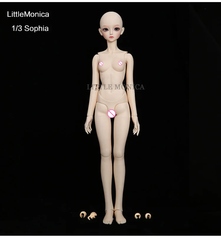 Littlemonica Sophia 1/3 BJD SD кукла, модель тела, игрушки для девочек и мальчиков, глаза, соединение тела, сексуальная женщина, фигурки из смолы на Рождество или день рождения