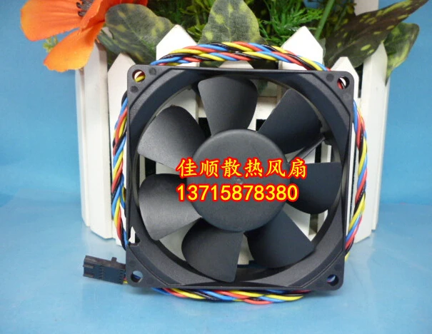 MF80201VX Q000 S99 12В 3 84 Вт 80*80*20 мм 4 линии ШИМ контроль скорости вентилятора|speed fan|speed control
