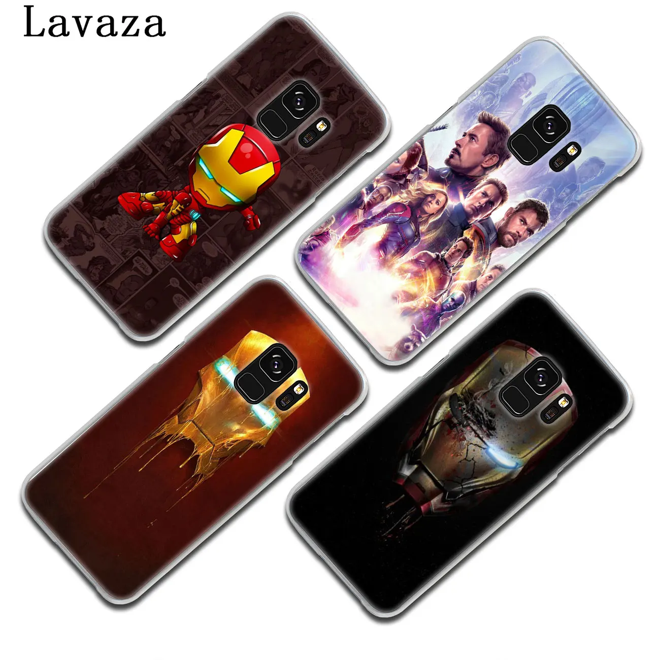 Lavaza IronMan Iron Man Marvel Hard Phone Case for Samsung Galaxy S10 E S8 + S9 Plus S6 S7 Edge S10E Cover | Мобильные телефоны и