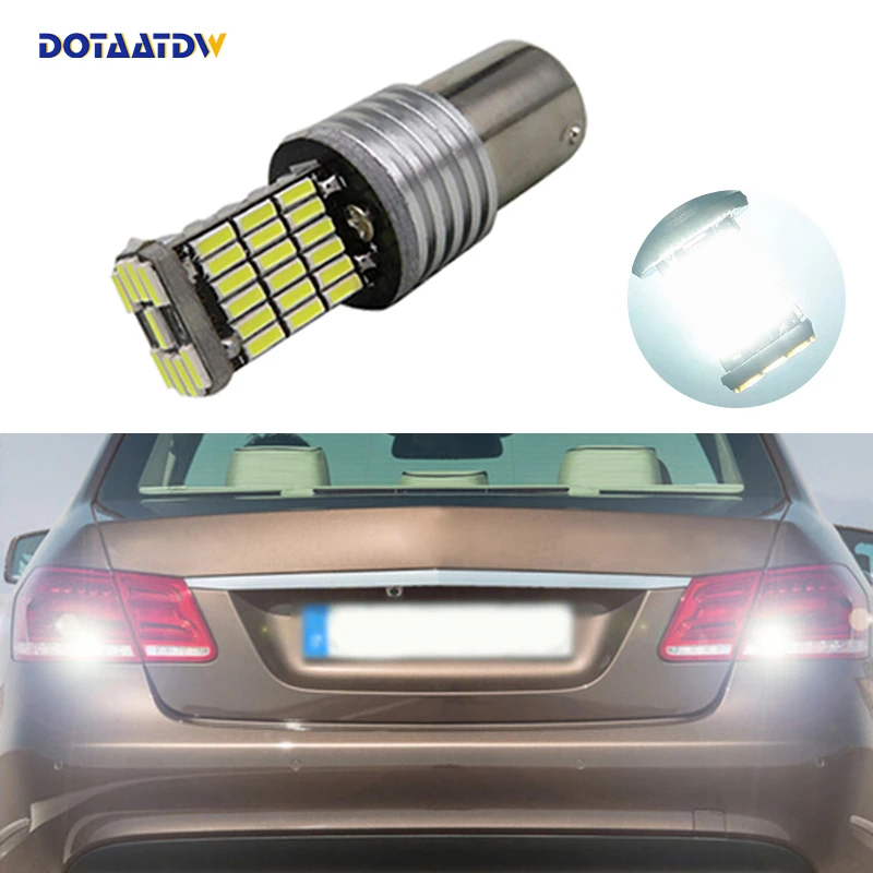 1x 1156 светодиодный BA15S P21W 45 4014 чипы стоп сигналы задний фонарь LED DRL автомобиля