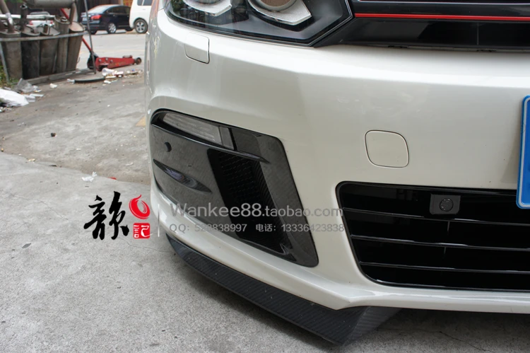 Подходит для Volkswagen Golf 6 R20 R OS углеродное волокно впускная воздушная линия решетка гоночные Решетки Решетка
