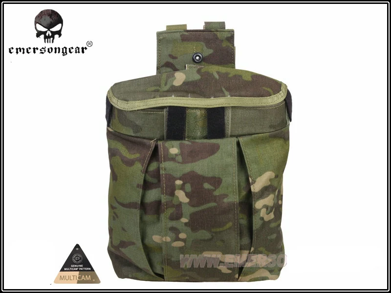 MCTP EmersonGear мультикам Тропик Тактический пуля клип утилизации продуктовый мешок Открытый Утилита Сумка Molle Мешок MCBK MCAD - Цвет: MCTP