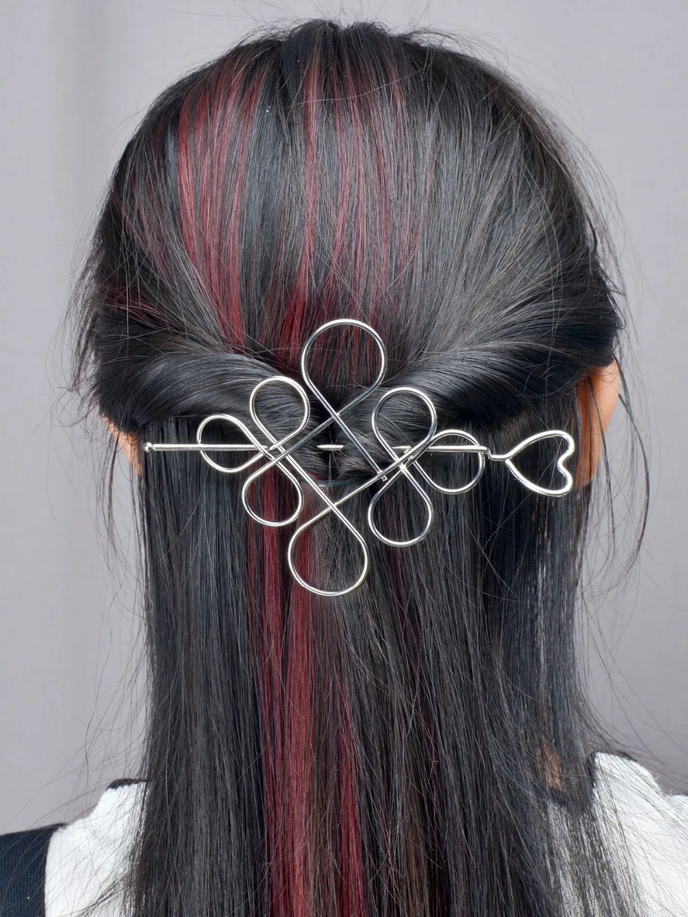 Заколки для волос с узлом женские элегантные винтажные золотистые заколки