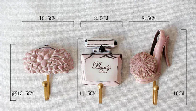 Духи обувь модная сумка в форме настенные винтажные шляпы пальто халат крючок