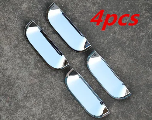 bowl 4pcs Для Suzuki Alto 2009 стильные авточехлы детектор рамка панель лампа отделка ABS Хромированная дверная ручка/чаша - Цвет: bowl 4pcs