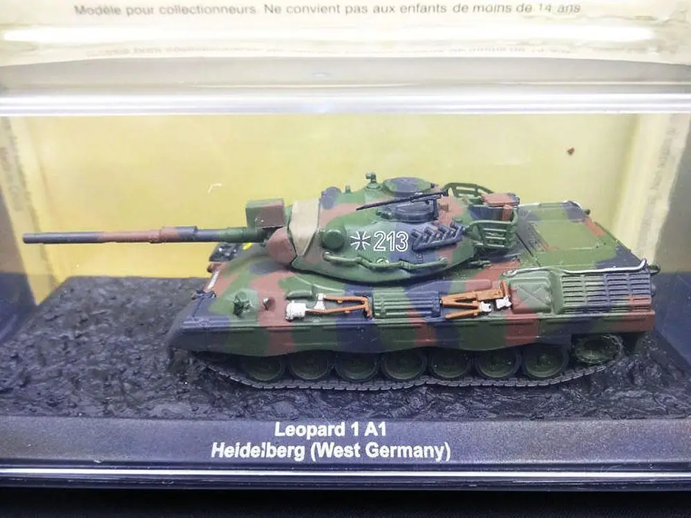 Leopard 1A1 Heidelberg Западная Германия 1/72 литье под давлением модель готовой Танк IXO| |