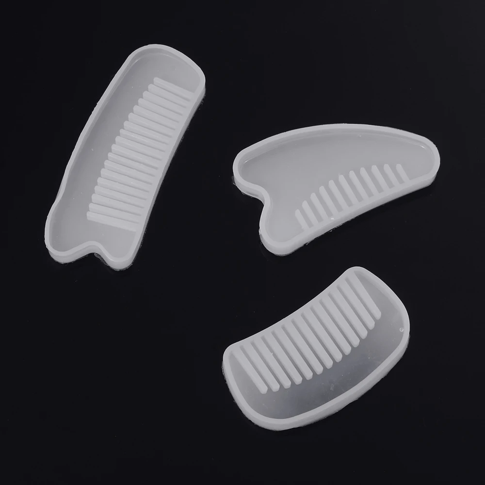 3D Transparent Silicone Comb Mold Epoxy Resin Molds For DIY Jewelry Making Tools Comb/Hairpin Mould Craft | Украшения и