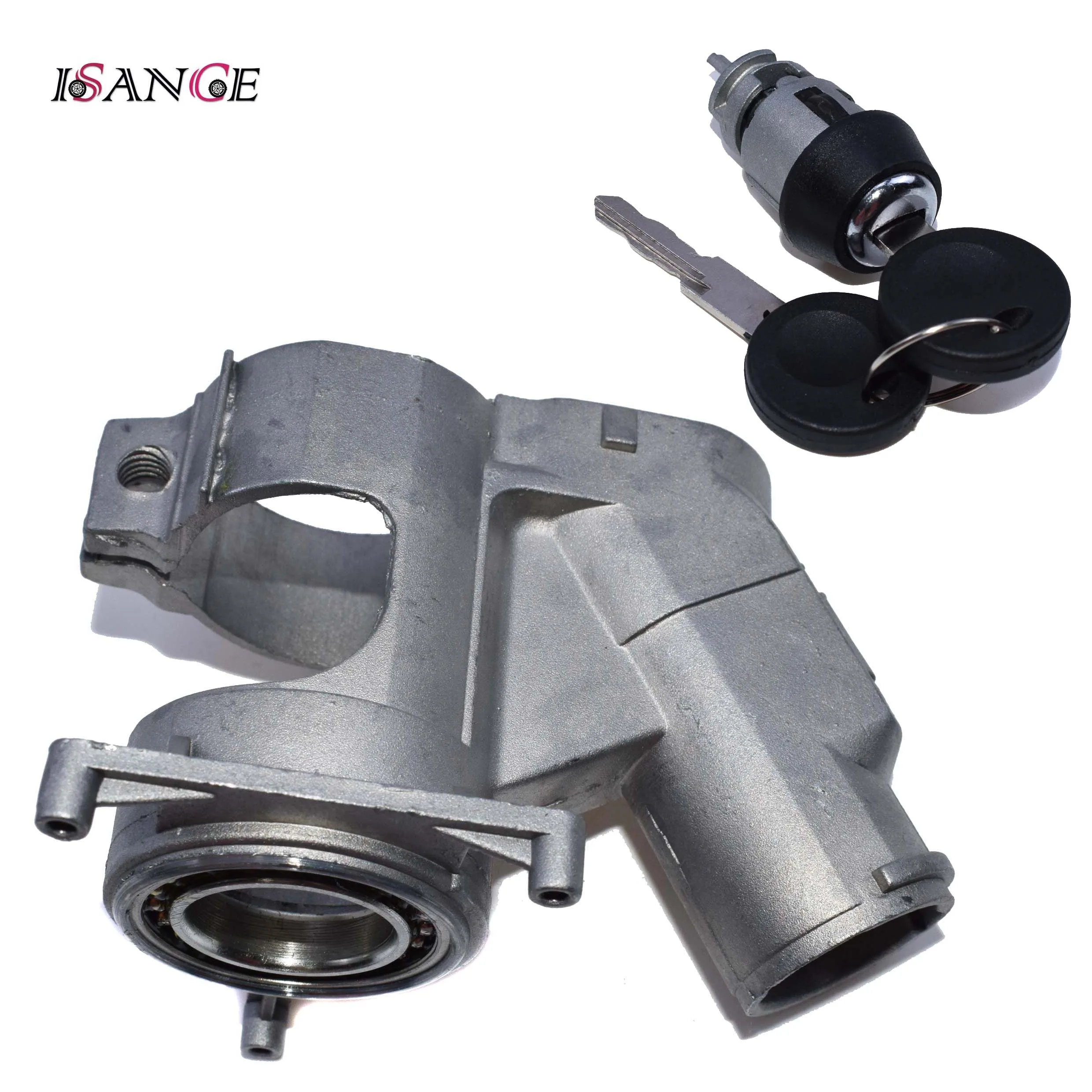ISANCE Замок зажигания баррель и 2 ключа для VW Audi Golf Vento Scirocco Jetta Polo Beetle Rabbit 251905855B 1H0905855A