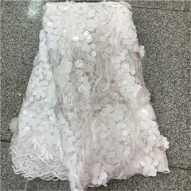 Высокое качество лук цвет африканская свадьба кружева ткань Горячая продажа