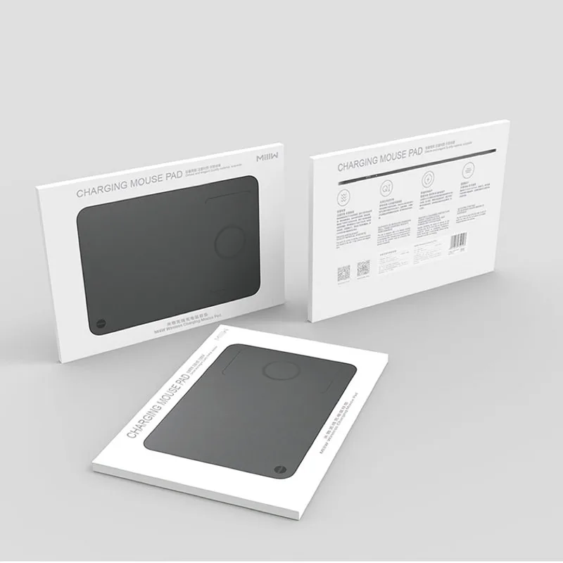 Mouse Pad Xiaomi MIIIW QI беспроводной зарядный коврик для мыши PC материал беспроводной зарядный коврик для iPhone samsung Xiaomi huawei быстрое зарядное устройство - Цвет: Mouse Pad