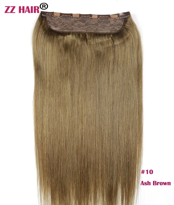 ZZHAIR 80 г 100 г 1" 18" 2" Искусственные волосы одинаковой направленности волос один кусок набор 5 зажимов в человеческие волосы для наращивания 1 шт Натуральные Прямые