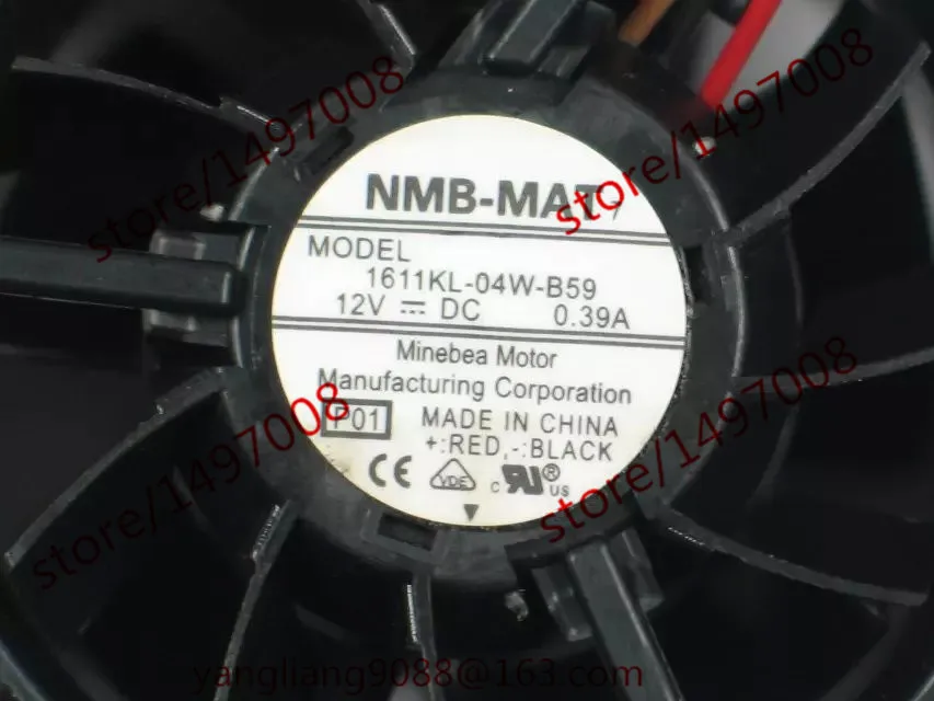 NMB MAT 1611KL 04W B59 P01 DC 12V 0.39A 40x40x28 мм вентилятор охлаждения сервера|square fan|server fandc fan 12v |