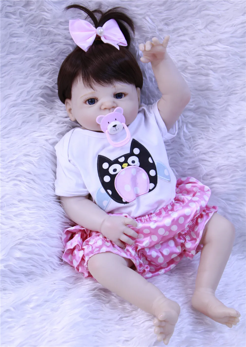 NPK 22 &quotКукла реборн ручной работы полностью силиконовая кукла Bebes Reborn girl Boneca в