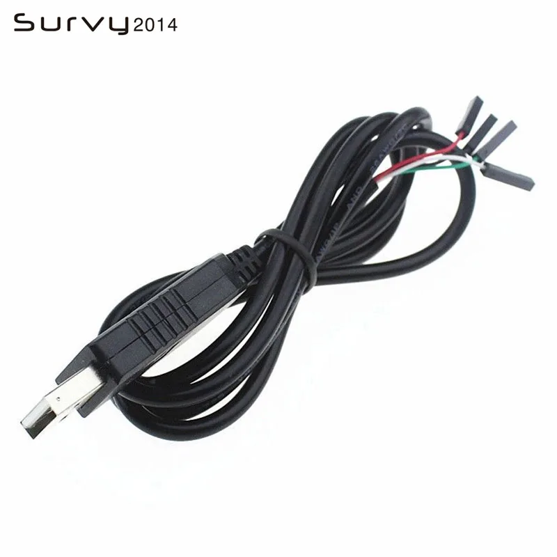 PL2303 PL2303HX USB к UART ttl кабельный модуль 4p 4 Pin RS232 конвертер последовательный адаптер Кабельный модуль PL2303HX конвертер