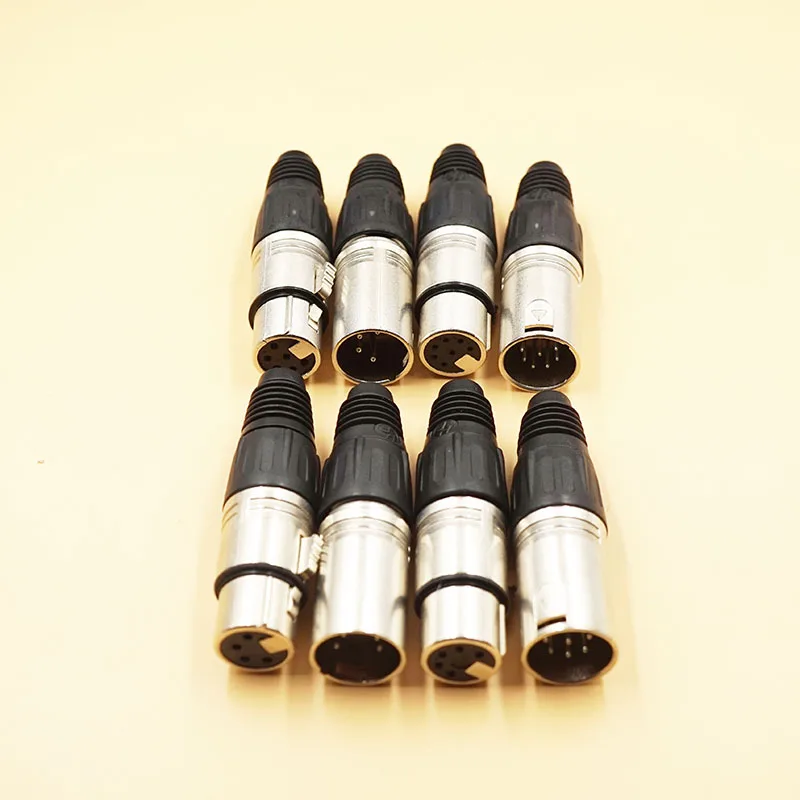 5 шт./лот 3/4/5/6/7Pin 3Pin XLR папа мама 7 контактов разъем для микрофона 6 5Pin
