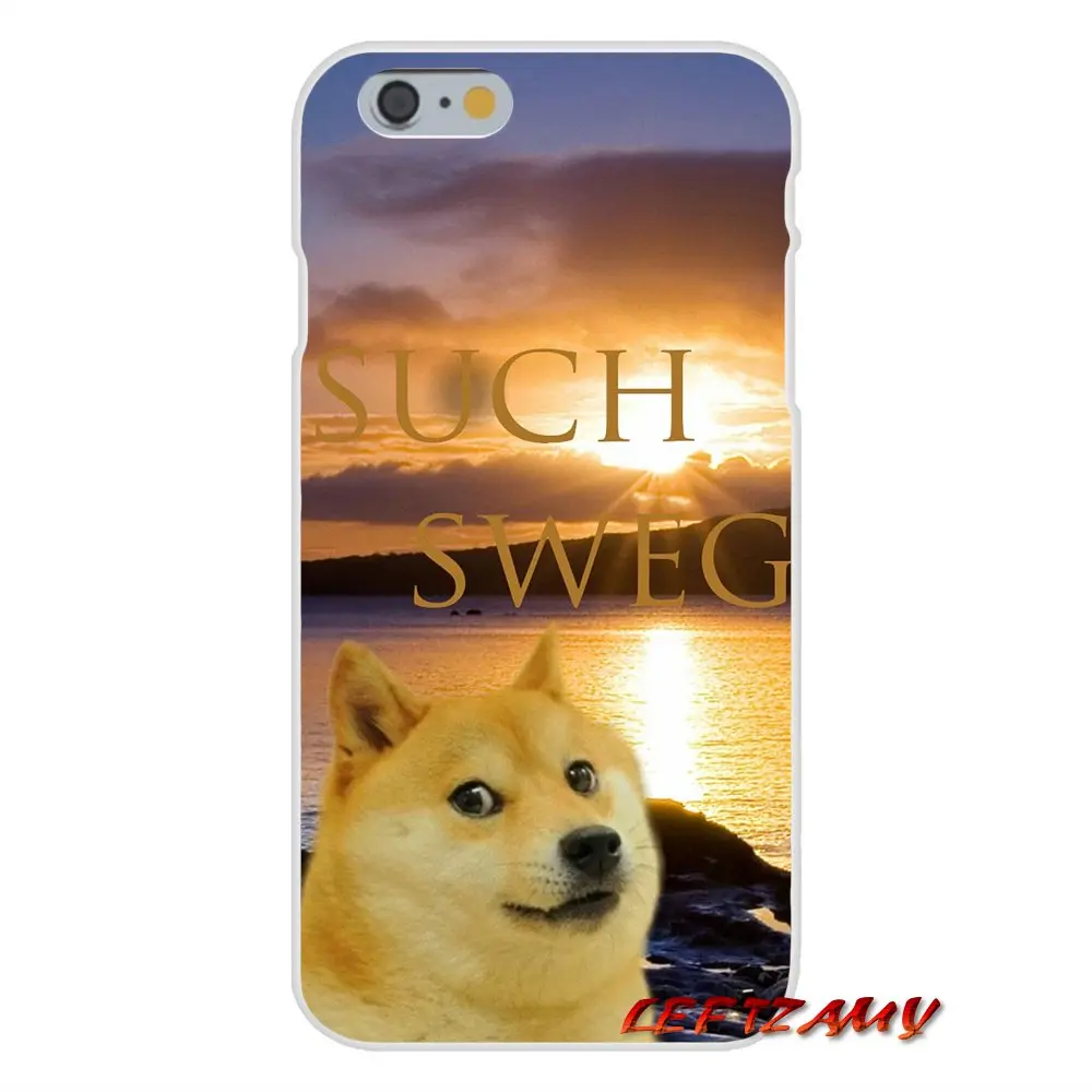 Doge Shibe аксессуары чехлы для телефонов iPhone X XR XS MAX 4 4S 5 5S 5C SE 6 6S 7 8 Plus | Мобильные