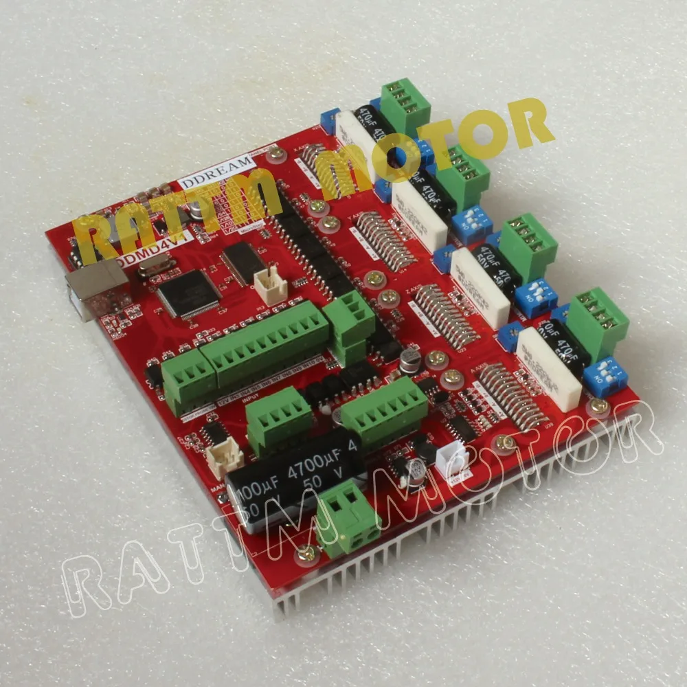 Powerful CNC 200KHZ 4 Axis USB MACH3 driver board controller 4A current V type | Обустройство дома