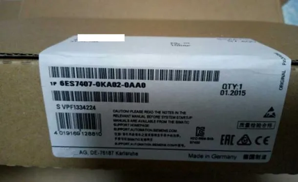

Original In New box 6ES7407-0KA02-0AA0